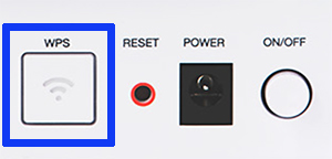 Tryck in synkroniseringsknappen (wps) på din wifi-förstärkare i en sekund