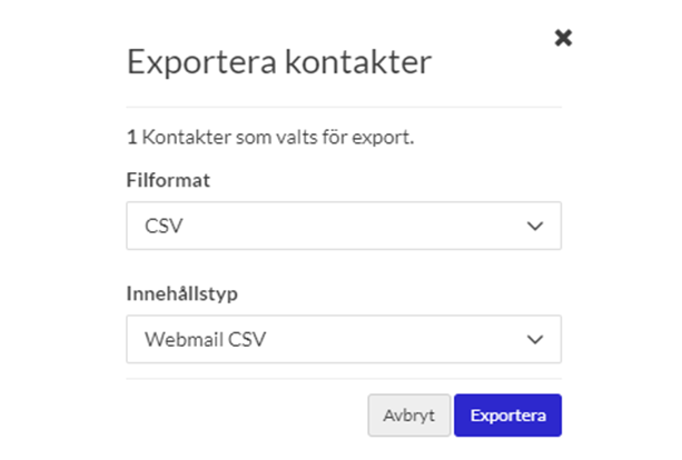 4_Exportera kontakter med markering.png
