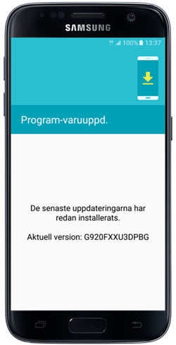 Om du har senaste versionen så är du klar.