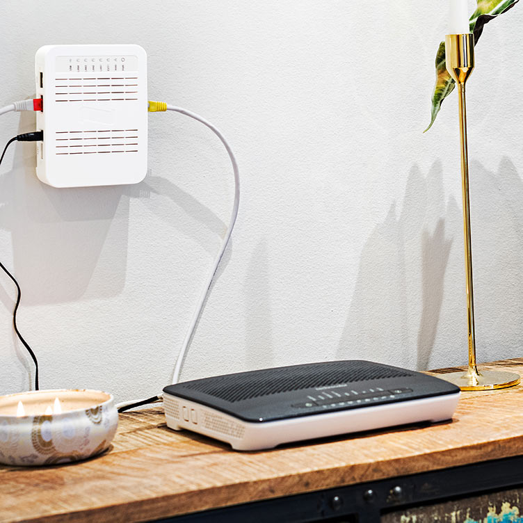 Router och mediaomvandlare 