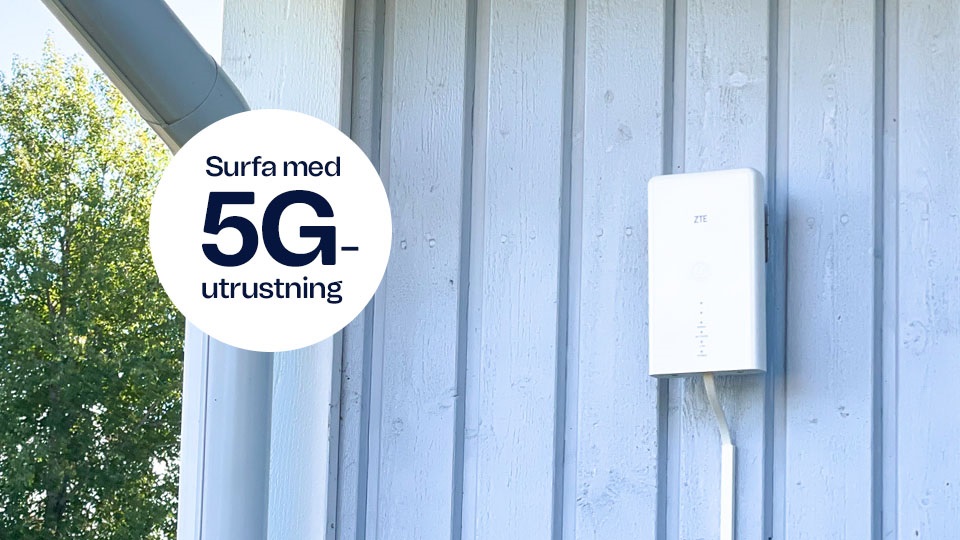 Bredband via mobilnätet för företag 4G och 5G Telenor Företag