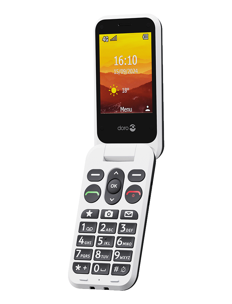 Doro Leva L31s Graphite White front
