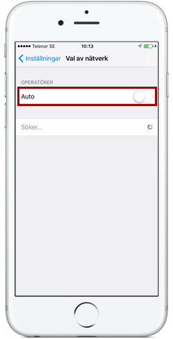 Stäng av "Auto"
