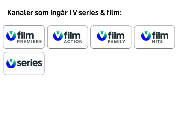 Kanaler som ingår i Viasat Film